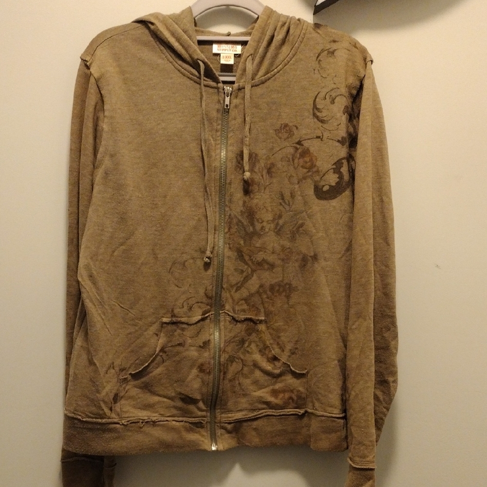 Mossimo Supply Co. Tan Knit Hoodie